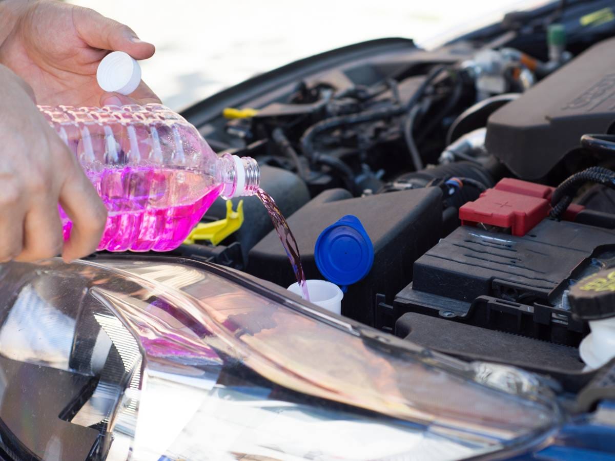 jak zrobić letni płyn do spryskiwaczy